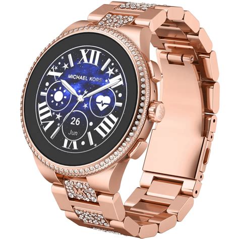 michael kors emmy rose gold|rose gold michael kors smartwatch.